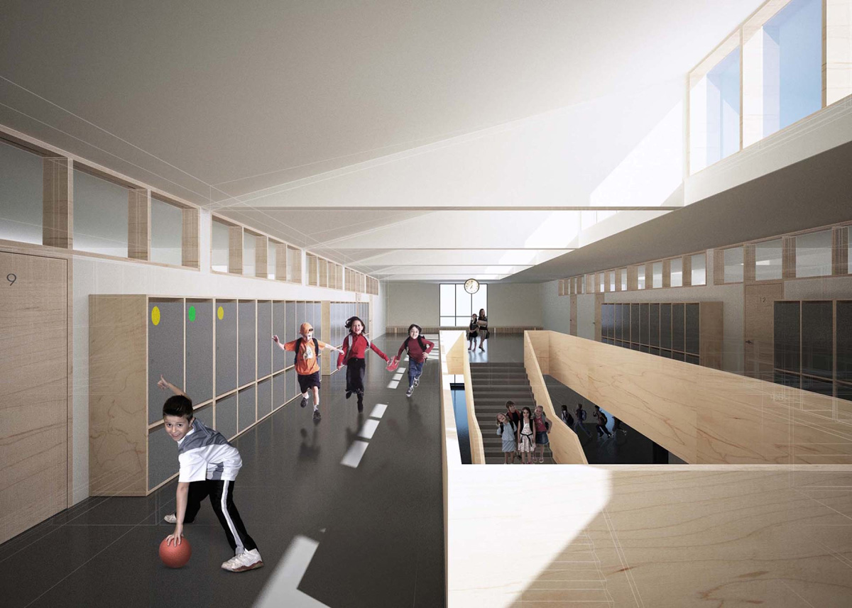 ch+ school in wroclaw – competition (3rd prize)