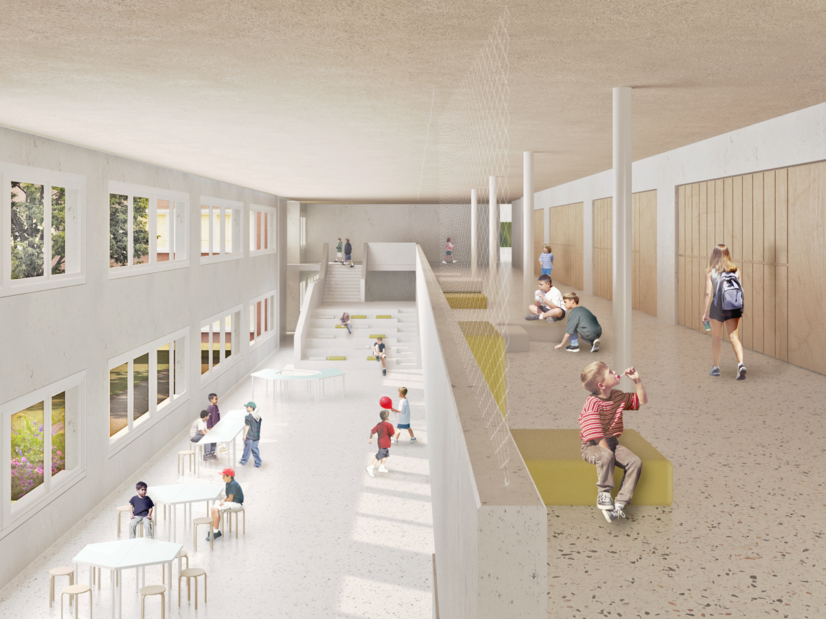 ch+ school in wroclaw  – competition (3rd prize)