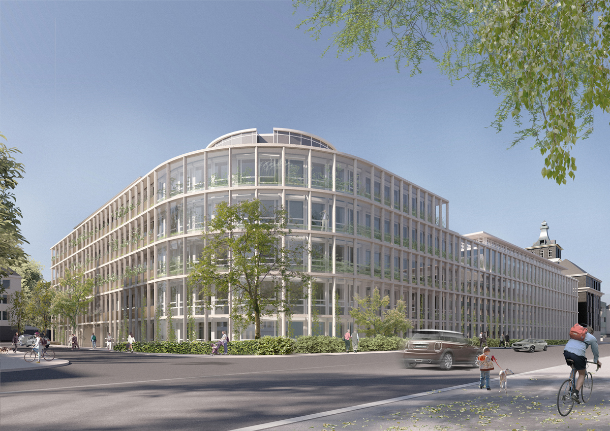 ch+ office building and quartier refurbishment, Essen