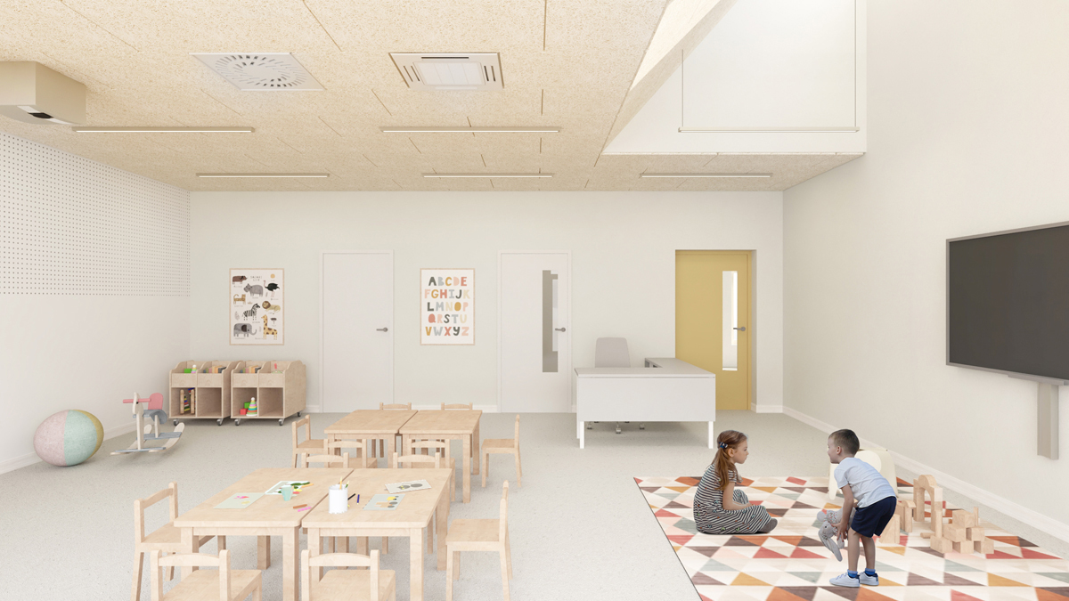 ch+ school and kindergarten in Wrocław – competition (1st prize)