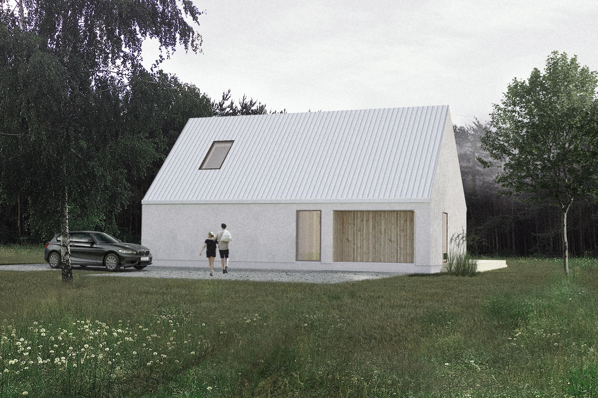 ch+ cottage by the forest